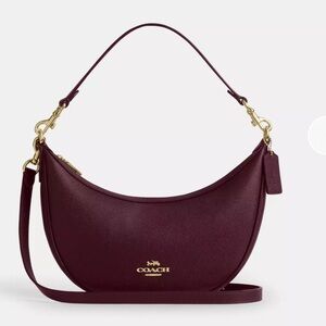 Coach Aria Dark Wine Shoulder / Crossbody Bag NWT